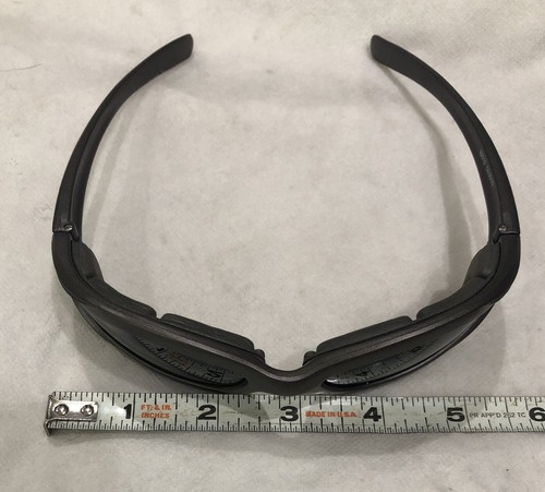 EYE RIDE Gray Motorcycle Sunglasses Dark Tint UV 400 Anti-Fog W/Sleeve Free S/H - Picture 7 of 10