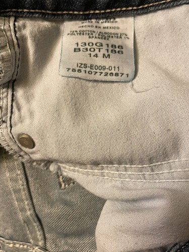 Riders Lee Jeans Blue Denim Woman’s Sz 14 M *Small Spot Leg - Picture 4 of 5