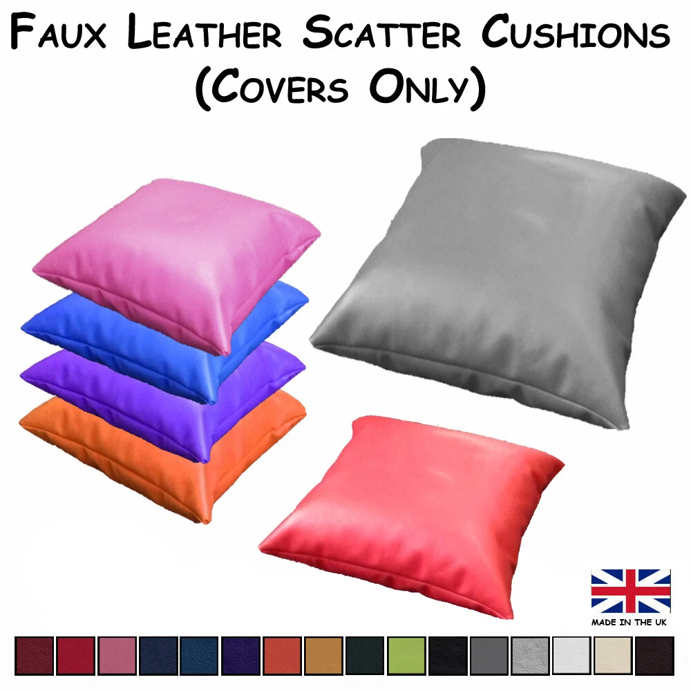 Faux leather couch clearance cushions