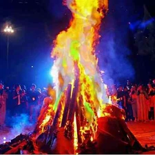 Magic Fire Colorful Flame Powder Camp Outdoor Party Bonfire Mystical Firepit Pit