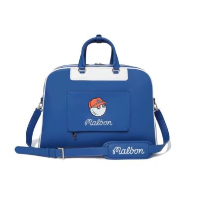 Malbon Golf Boston Bag Travel Bag 36 GOLF TEAM Green/Blue