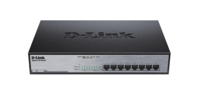 D-Link DGS-1008MP 8-Port Layer2 PoE+ Gigabit Switch