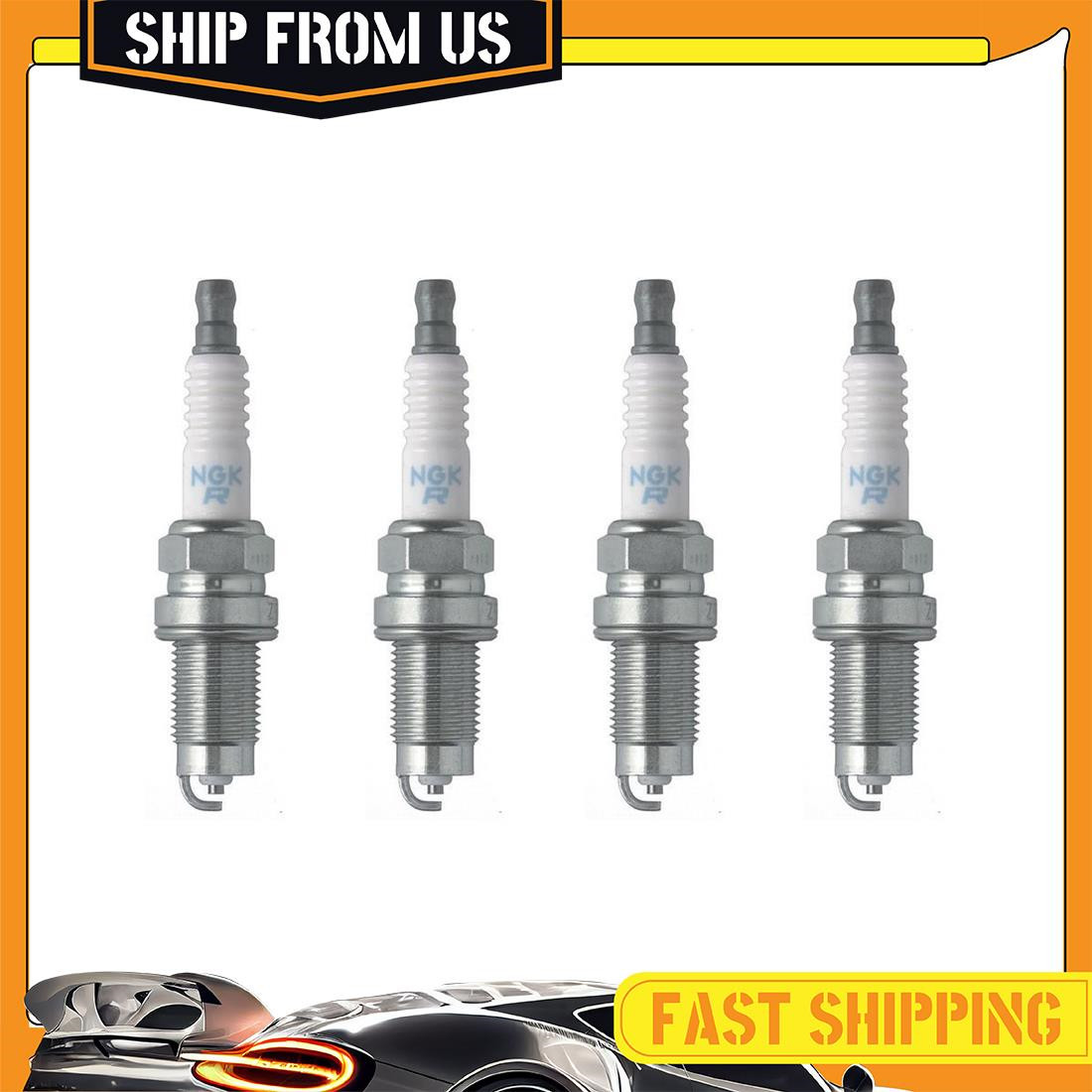 NGK Spark Plug 4x For Nissan 240SX 1989-1990 Nissan D21 1990-1994