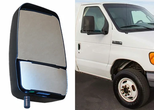 Velvac 714580 Deluxe Black 2020 Mirror Head Velvac Ford Chevy Cutaway Chassis
