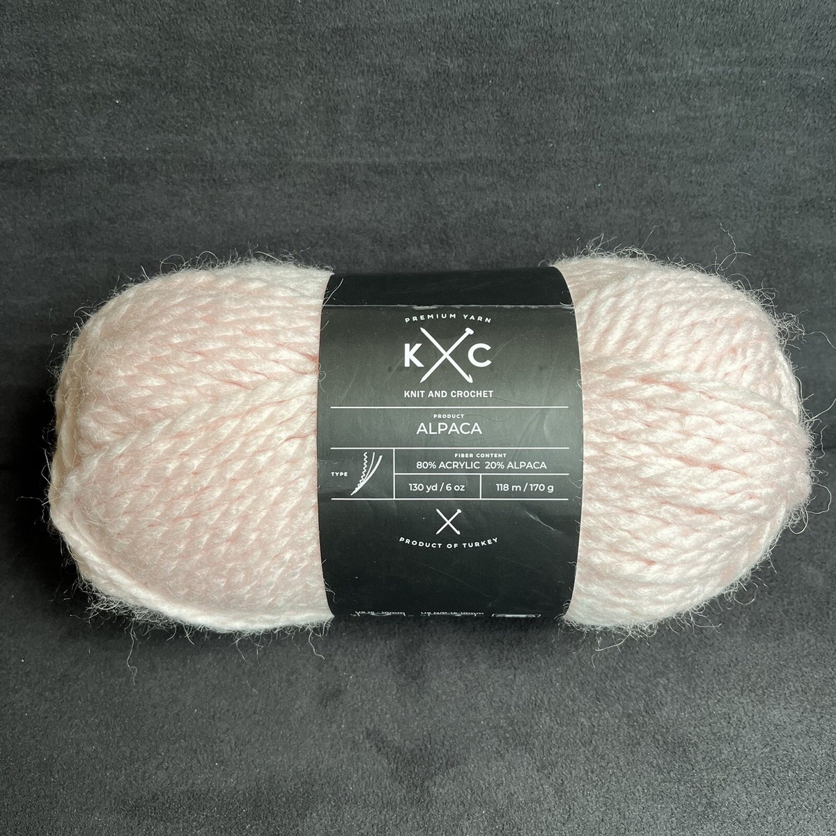K C Knit And Crochet ALPACA Yarn PALE PINK, 6 oz. | eBay