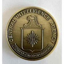 Rare US Israel Mossad / CIA Secret Joint Operation Challenge Coin