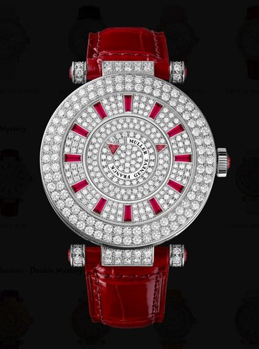 Franck Muller Double Mystery Ruby 18kt White Gold Diamond DM 4...