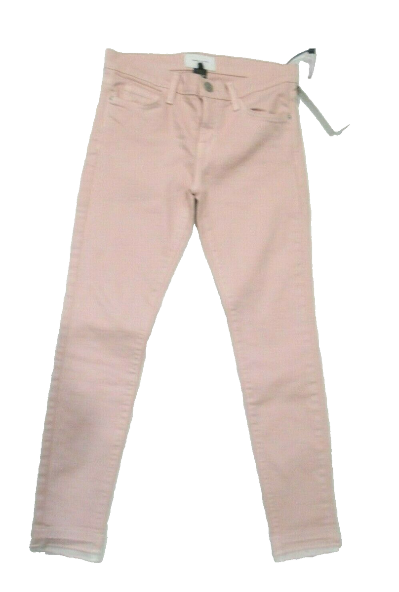 Pantalon Jean Current/Elliott The Stiletto - Taille 25, Slim Skinny, Marron Blanc à Pois, Occasion Excellent état