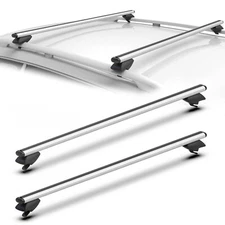 TOOENJOY 53" Aluminum Universal Car Roof Rack Cross Bar Luggage Carrier-Standard