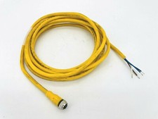 New Turck RKC 4.4T-4 Cordset M12 Female to Pigtail 4M U5300 No Bag