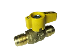 1 Pack 1/2" Flare X 1/2" Flare Gas Valve,Propane , Natural Gas , CSA &UL Approv.