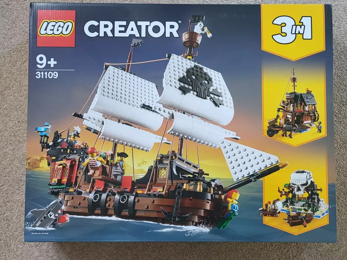 Lego 31109 Creator Pirate Ship 3in1 Set