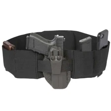 Blackhawk Stache N.A.C.H.O. Belly Band X-Small Black Elastic Handgun - 60SB00BK