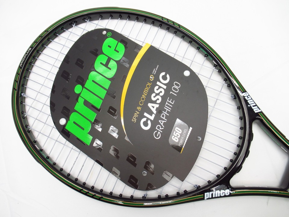 Prince Graphite Racquets *NOS* 2013 PRINCE CLASSIC GRAPHITE 100 TENNIS RACQUET (4 1/8) FROM A ...