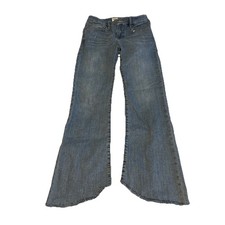 Frame Women  s Le Crop Mini Boot Frayed Bottom Jeans Size 26/2