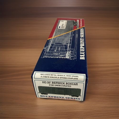 Branchline Blueprint Series HO 50' Berwick Boxcar 2100 Kit Sin Decorar Nuevo | Zustand: New