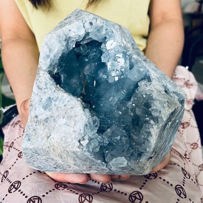 11.5LBRestoration of Natural Blue Sky Stone Crystal Cave Crystal Mineral Samples