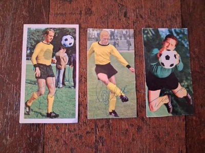 BL -Asse -3 x  Signiert 1966/67 Dortmund- Hans Tilkowski - Torwart WM 66 England - Bild 1 von 4