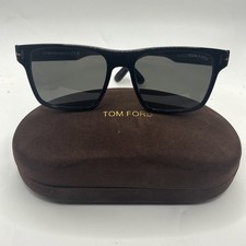 Tom Ford CALDER FT1205 Black/Smoke 01A Sunglasses Brand New With Case