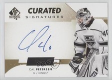 2022-23 SP Authentic Curated Signatures 25/199 Cal Petersen #SPC-PC Auto 03uh