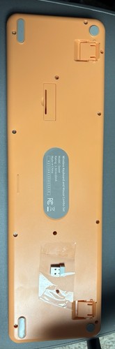 Orange Typewriter Style Wireless Bluetooth Keyboard With Pink And Blue  - Picture 2 of 2