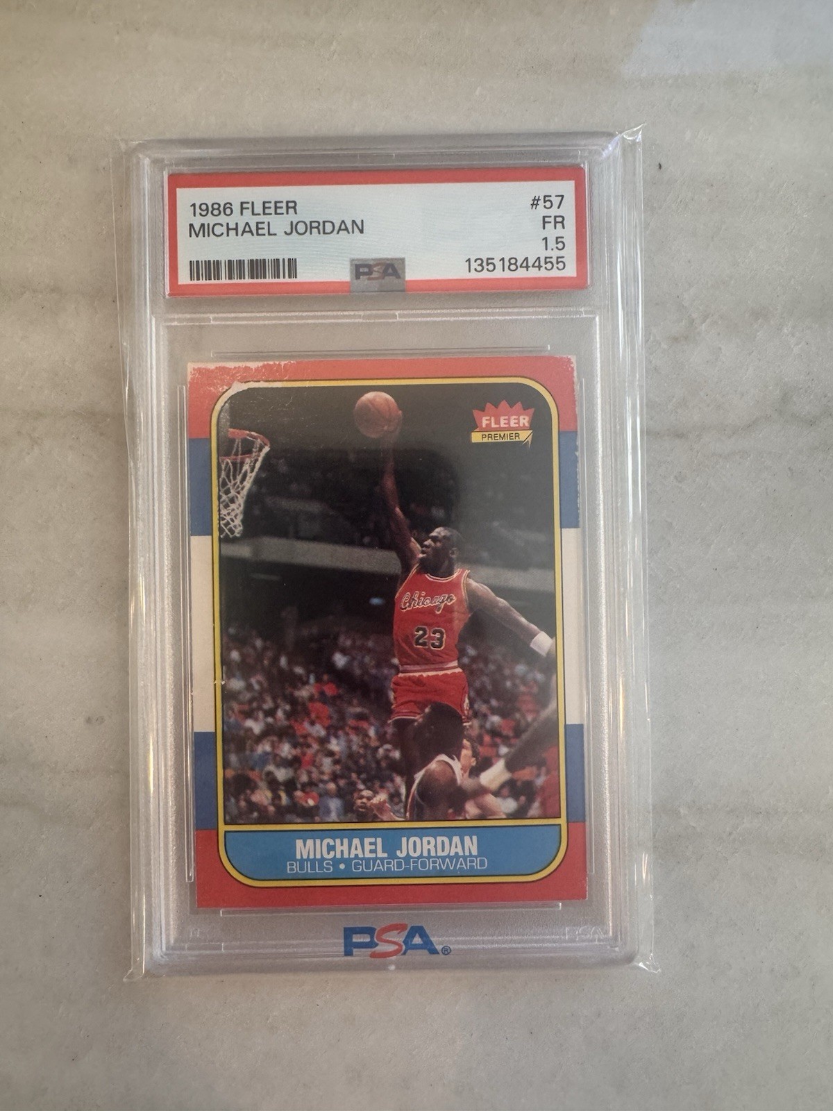 1986-87 Fleer - Michael Jordan #57 Psa 1.5