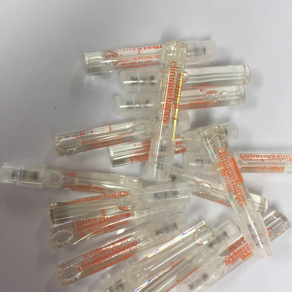 20 Clinique Happy MEN .05oz Parfum Spray Vials  NO Cards New Authentic Fresh NEW - Image 2 of 3