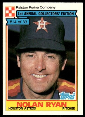 1984 Topps Ralston Purina #14 Nolan Ryan 62606