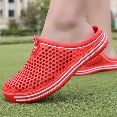 Mens Slip on Garden Mules Clogs Shoes Sports Sandals Beach Swim Slippers Shoes