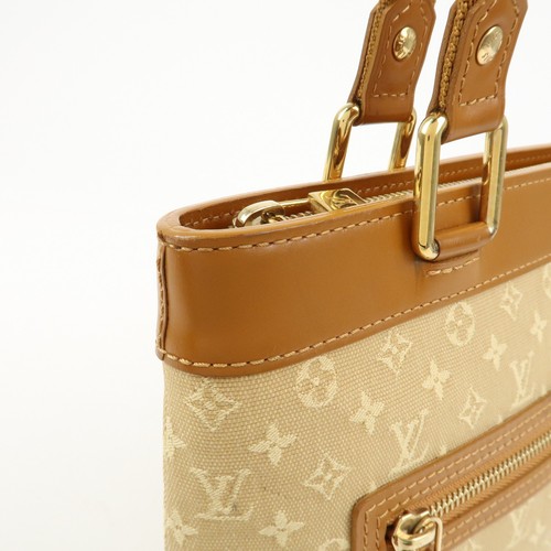 echt Louis Vuitton Monogramm Mini Lucille PM Handtasche beige M92684 gebraucht kostenloser Versand - Bild 13 von 24