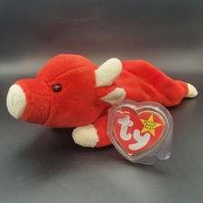 Ty Beanie Baby SNORT the Bull With Tag/ Retired /D.O.B. May 15 1995 /Style 4002