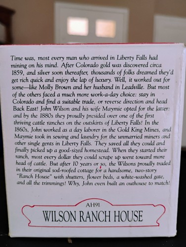 The Americana Collection Liberty Falls " Wilson Ranch House AH91" - Picture 6 of 6