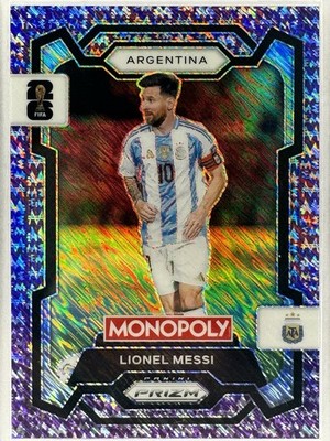 2026 Panini Prizm Monopoly FIFA World Cup Lionel Messi Purple /50 #1 33/50