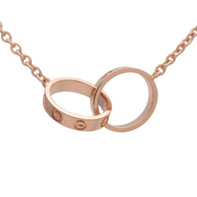 Cartier Baby Love Halskette K18 750PG Roségold B7212300 echt gebraucht kostenloser Versand