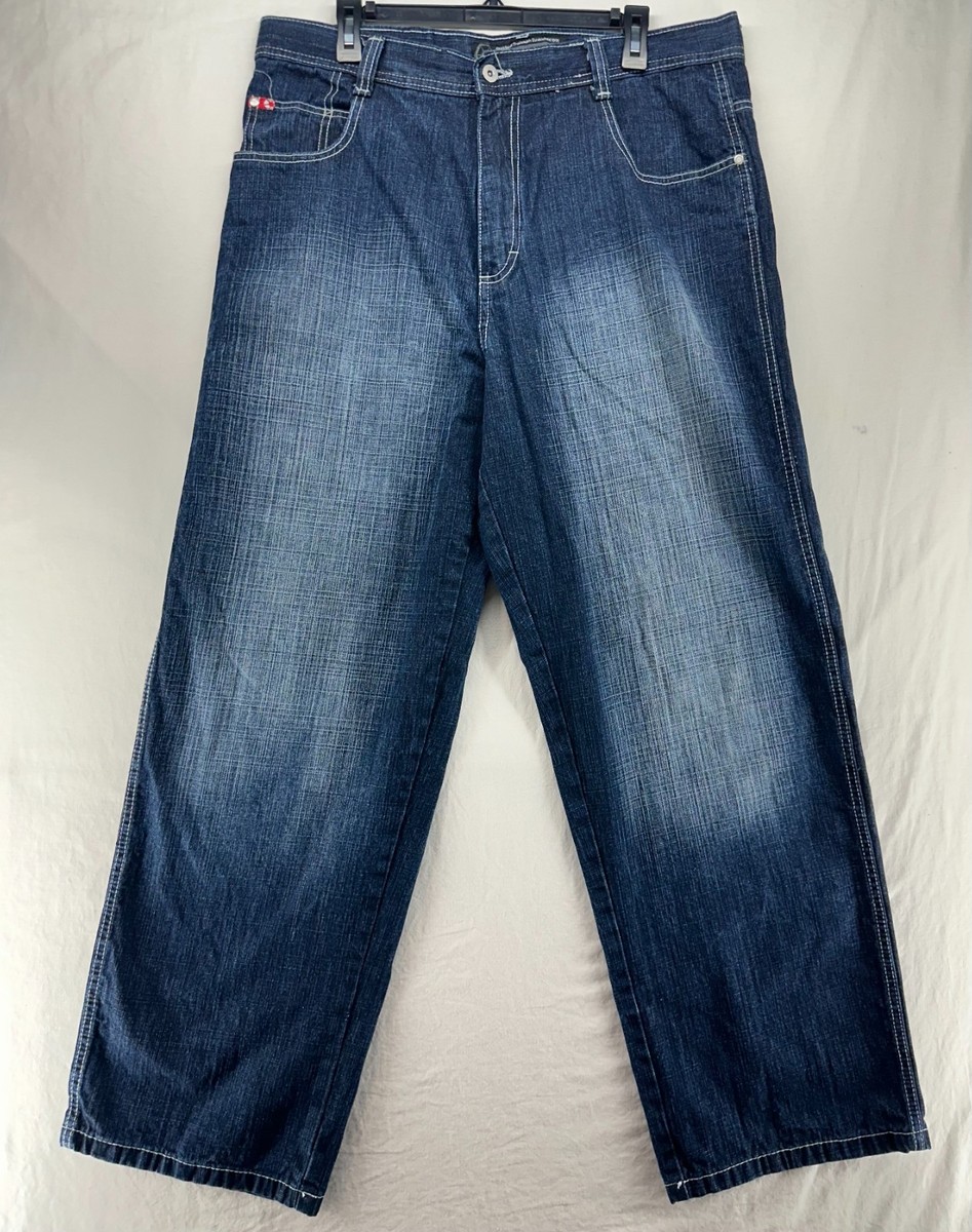 Vintage Southpole 3180 Mens Size 36 X 31 Jeans Y2K Red Tab Baggy