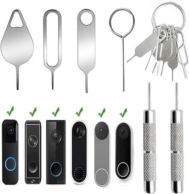 8 Pcs Security Pin Key Release Removal Tool Compatible with Arlo Video Sliver 