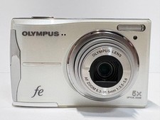 OLYMPUS FE-46 Compact Digital Camera 12MP 5x Optical Zoom Tested Condition