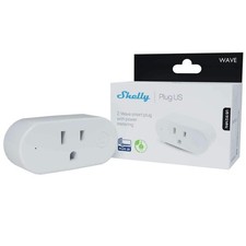 Shelly Wave Plug US LR Z-Wave Smart Plug 15A 1800W Energy Monitoring   Open Box