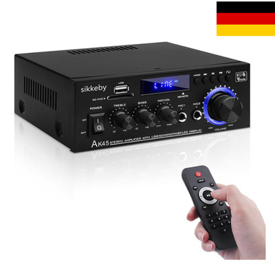 HiFi-Verstärker AK45 Mini Bluetooth Stereo-Audioverstärker Receiver 12V/ 220V