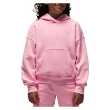 Jordan Brooklyn Fleece Big Kids' Pullover Hoodie Medium Soft Pink 