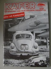 Käfer Zeitschrift vom Klub der Käfer Freunde 4/87 .. mit Katalysator Volkswagen