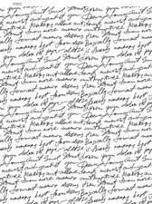 Seamless Handwiriting Sheet- Ceramic Decals- Enamel Decal - Glass Decal- 55152
