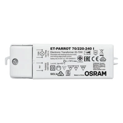 Alimentatore Elettronico Per Lampade Alogene ET-PARROT 70/220-240 I Osram - Imagen 2 de 5