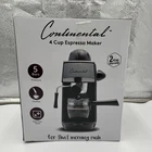Continental 4 Cup Stainless Steel Espresso Machine 5 Bar Steamer CP-CE009