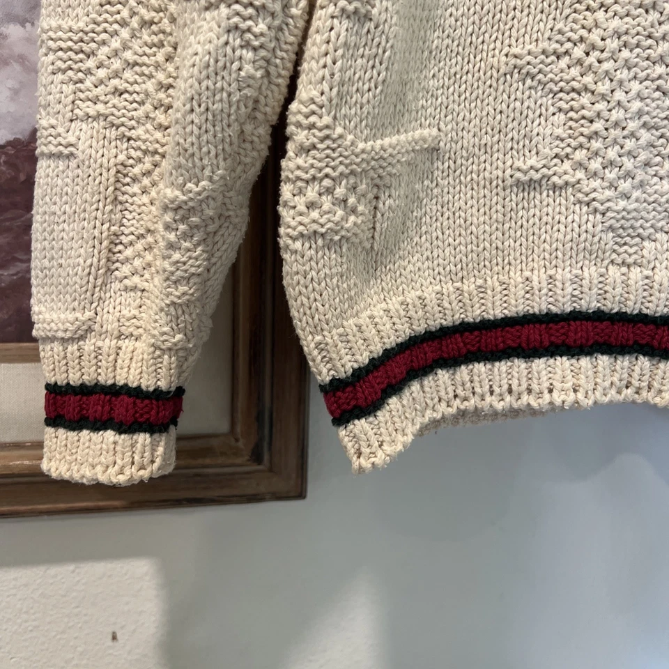 Suéter Vintage Para Mujer Croft & Borrow Tejido Pájaro Rojo Navidad Vacaciones Talla Mediana Foto 3 de 4