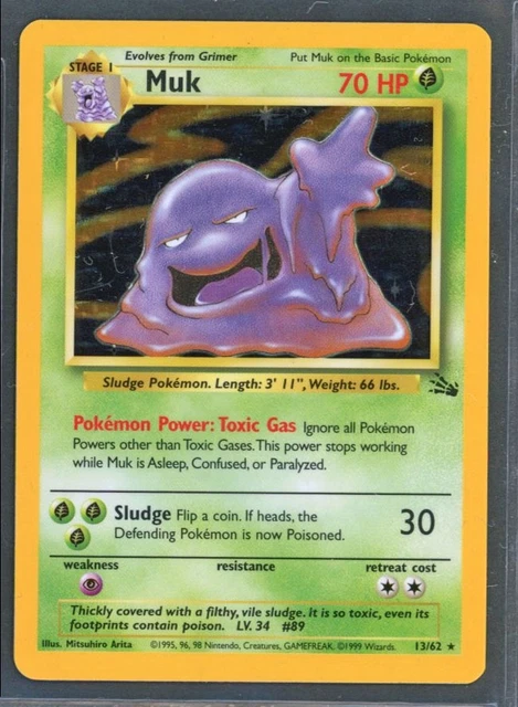 Pokemon Cards - Mug 13/62 Fossil Set Holo - eBay Live Fri 11th Jul 8:30pm (a