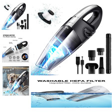 URAQT Handstaubsauger Kabellos 120W Saugkraft Tragbar Akku