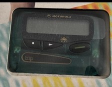 Vintage Motorola Flex Pager Beeper With Clip On Carrier On Box Case For Part 