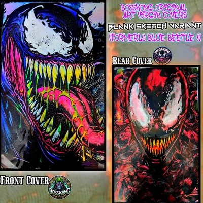 BossKong Original Art Virgin Covers (Fmrly Blue Beetle 1) 1/1  venom/ Carnage
