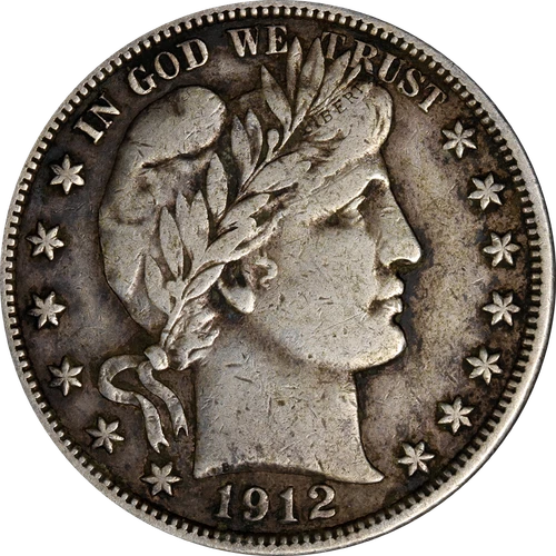 1912-P Barber Half Dollar